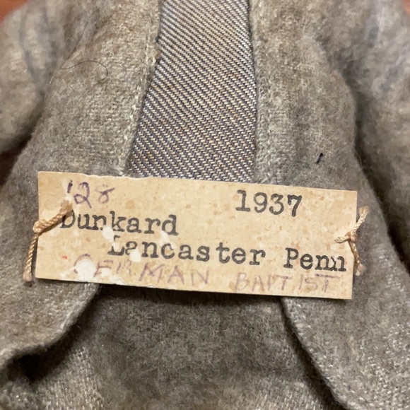 Dunkard antique German Amish dolls papier-mâché - Picture 5 of 9